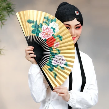 Chineză Pliere Ventilator De Mână Teatru Chinezesc Peking Opera Spectacole Speciale Fani Hârtie Xuan Pliere Hârtie Fan Spectacole De Recuzită