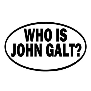 Cine Este John Galt de Vinil Autocolant Decal Car Styling Mașină de Perete Fereastra Bara Grafica Misto Decora Jdm