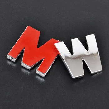 CITALL Argint cu masini 3D DIY Metalice scrisoare Alfabet Număr Simbol, Emblemă, Insignă Decalcomanii Autocolante Pentru VW Polo, Golf, Audi, BMW, Toyota