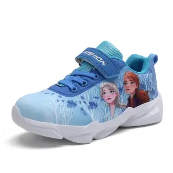 Congelate Copii Adidasi pentru Fete 2020 Fete Noi Printesa Pantofi de Moda pentru Copii Desene animate Disney Elsa Anna Sport Pantofi de Funcționare