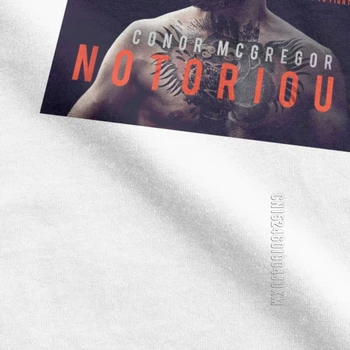 Conor McGregor Notorii Tricouri Barbati Luptător High Street Tipărite Teuri Echipajul Gât Bumbac , Îmbrăcăminte Idee de Cadou Tricou