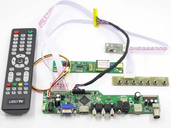 Controler de Bord Kit pentru LP154WX4-TLD2 LP154WX4-TLB4 LP154WX4-TLE1 TV+HDMI+VGA+AV+USB, LCD, ecran LED Driver de Placa
