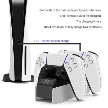 Controler de joc Dublu Încărcător Stație pentru Sony Playstation 5 PS5 Adaptor de Alimentare Electronice Accesorii pentru Mașini de