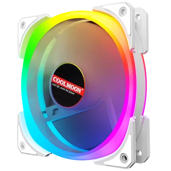 COOLMOON 120mm Fan Caz Cooler 5V 3PIN O-RGB Fan Aura de Sincronizare Computer Cooler de Racire RGB Ventilatoare de 120 mm RGB FAN TOATE Seriile