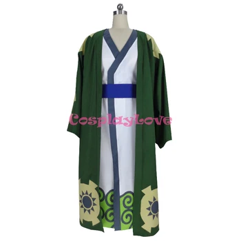 CosplayLove-O Singură Bucată Wano Țară Arc Roronoa Kimono Zoro Cosplay Costum Personalizat Pentru Halloween, De Crăciun