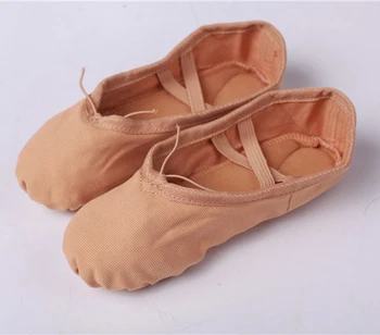 Culoare Cămilă Balet Pantofi De Dans Pentru Fete Moale Papuci De Balet Yoga Sport Pantofi Twist Dans Pantofi Etapă Pantofi 22-44