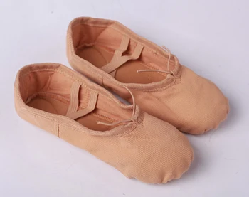 Culoare Cămilă Balet Pantofi De Dans Pentru Fete Moale Papuci De Balet Yoga Sport Pantofi Twist Dans Pantofi Etapă Pantofi 22-44