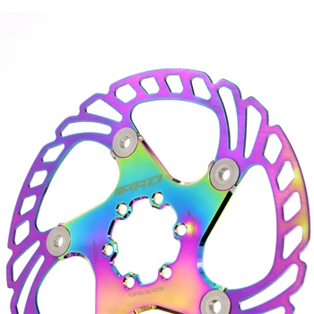 Curcubeu Rotor MTB Biciclete de Frână Disc de Răcire Gheață Plutitoare Rotor Drum pietruit Bicicleta 140/160/180/203mm se Răcească Oțel Colorate Putregai