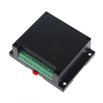 Cutie Electronic pe Șină Din Cabina de Comandă Cutie de Plastic Coajă Proiect Electronic Caz Terminal Bloc 115*90*40mm