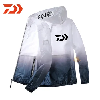 Daiwa protecție Solară Pescuit Costum de Vara Vrac Impermeabil Ultra-subțire Respirabil, Anti-UV Jacheta Sport în aer liber, Soare, Îmbrăcăminte de Protecție