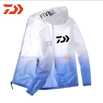 Daiwa protecție Solară Pescuit Costum de Vara Vrac Impermeabil Ultra-subțire Respirabil, Anti-UV Jacheta Sport în aer liber, Soare, Îmbrăcăminte de Protecție