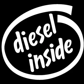 Dawasaru Diesel în Interiorul Personalizate, Autocolante Auto de protecție Solară Decalcomanii Camion Valiza de Motociclete Accesorii Auto din PVC,15cm*14cm