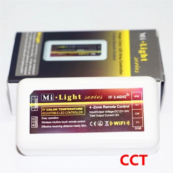 DC12-24V Originalul Mi Lumina 2.4 G RF Remote Control WiFi CCT DIM RGB RGBW LED-uri Controler Pentru 5050 3528 Flexibil LED Strip