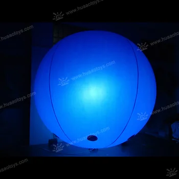 De Iluminat cu LED de 1,5 m/2m Gigant PVC balon gonflabil cer balon balon cu heliu pentru evenimente de publicitate