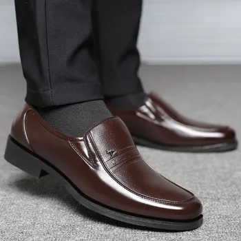 De mari Dimensiuni 46 Negru formale pantofi pentru bărbați Pantofi din Piele pantofi pentru bărbați de Afaceri de Moda Pantofi Oxford pentru Barbati pantofi de piele