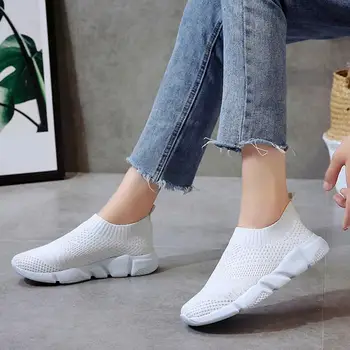 De zi cu zi MILUNSHU 2020 Moda Trendy Pantofi de Mers pe jos de Bărbați și Femei Casual Sport Unic Șosete Pantofi