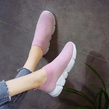 De zi cu zi MILUNSHU 2020 Moda Trendy Pantofi de Mers pe jos de Bărbați și Femei Casual Sport Unic Șosete Pantofi