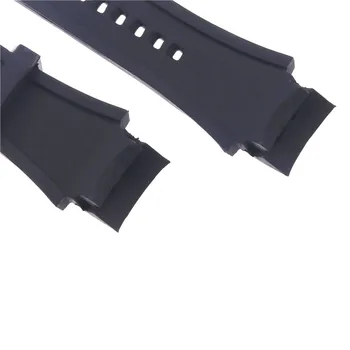 De înaltă calitate 35mmx26mm negru curea de ceas silicon pentru Invicta Bolt bărbați curea bratara curea sport rezistent la apa Accesorii