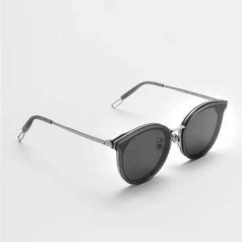 De înaltă Calitate Coreea Rotund bărbați femei ochelari de Soare Blând Merlynn Acetat Polarizate UV400 ochelari de soare femei barbati Cu marca Caz