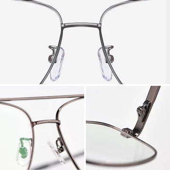 De înaltă Calitate de Prescriptie medicala Ochelari Cadru pentru Bărbați Limpede Transparent Ochelari Cadru Optice Miopie Ochelari Pilot Stil 2019
