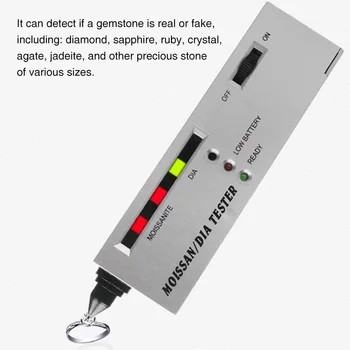 De înaltă Precizie Baterie Diamant Selector de Bijuterii Instrument Gem Pen Tester Portabil de Jad Indicator LED Profesionale Moissan