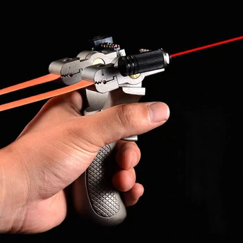 De Înaltă Precizie De Fotografiere În Aer Liber Vânătoare Praștie Cu Laser Cu Scopul De Rășină Catapulta Praștia Folosind Plat Banda De Cauciuc