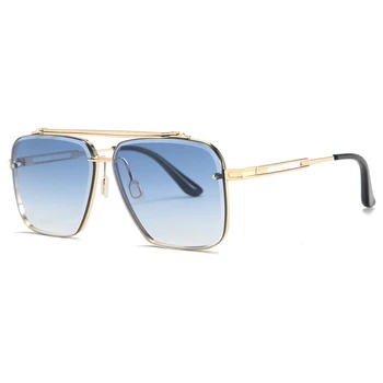 DENISA Albastru ochelari de Soare pentru Femei Ochelari Pătrați de Moda de Lux de Brand Designer de Femei ochelari de Soare Gradient Nuante Oculos De Sol G17302