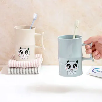 Desen Animat Animale De Plastic De Spălat Cupa Creative Perie De Dinti Pahar De Moda Copil Pasta De Dinti Periuta De Dinti Titularii De Cuplu Periaj Cana