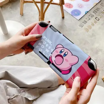 Desene animate Kirby Comutator Caz moale capacul din Spate buton pentru Nintendo Comutator lite joc Clasic consolă Suport cutie de protecție