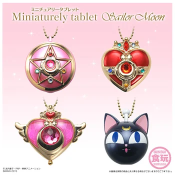 Destul de Soldat Sailor Moon Sailormoon Anime Transformare Brosa 4 PIESE din material Plastic Non-consumul de Bomboane CASETA de Jucărie Luna Cat Neko