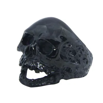 Dimensiunea 7-13 Rece 316L din Oțel Inoxidabil Mici de Aur Negru Retro Moartea Craniu Inel de Epocă Doamnelor Mens de Mers pe jos de Craniu Biker Ring