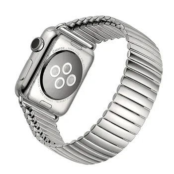 Din Oțel inoxidabil Elasticitatea Curea pentru Apple Watch Band 44mm 42mm 40mm 38mm pentru Iwatch 5/4/3/2/1 De Metal Brățară de Link-ul Watchband