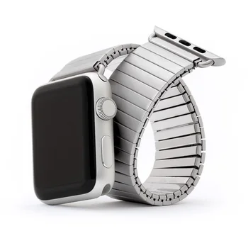 Din Oțel inoxidabil Elasticitatea Curea pentru Apple Watch Band 44mm 42mm 40mm 38mm pentru Iwatch 5/4/3/2/1 De Metal Brățară de Link-ul Watchband