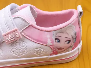 Disney Frozen Fierbinte Copii Pantofi Pentru Fete Plat Moale Copii Adidași de Moda Elsa Anna Regina Printesa Pantofi Casual UE 25-37