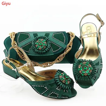 Doershow fashionShoe și Sac de Potrivire Set Africane și Pantofi de Potrivire Saci Italian de Potrivire Pantofi si Genti pentru ladyPartys!SJK1-21