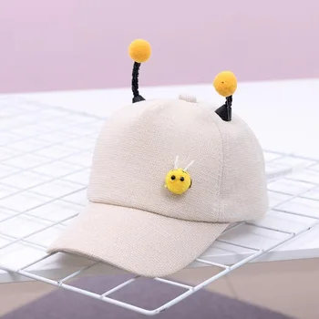 Doit 2 la 7 Ani Primăvară Copii Șapcă de Baseball Băiat Fete 3D albinuța Snapback reglabila Copil Hip Hop Pălărie de Soare capac