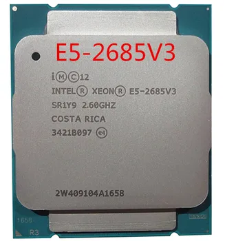 E5-2685V3 QS Original Intel Xeon E5-2685V3 QS versiunea procesador de CPU 30M E5 2685 V3 QS despre lga2011 12 núcleos de 2,60 GH