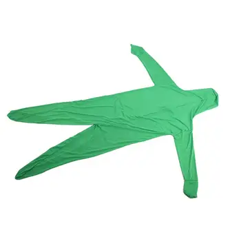 Ecran Verde Costum Elastic Costum De Piele Video Corp Halloween Costum Strâmt Petrecere