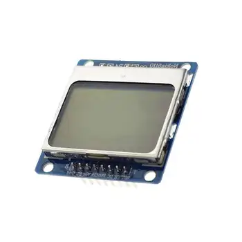 Electronice inteligente Modulul Lcd Monitor de Afișare Iluminare din spate Albastru Adaptor Pcb 84x48 Lcd pentru Nokia 5110 Ecran Pentru Arduino