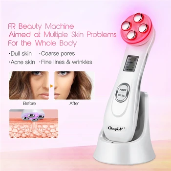 EMS Mezoterapie RF Radio Frecvență Frumusetea Faciala + Mini Fata Pulverizator + Ultrasoic Skin Scrubber + Infrarosu Body Slimming Massager