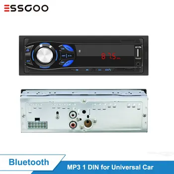 Essgoo 1 Din Radio Auto Bluetooth Stereo al Mașinii Ecran cu LED-uri FM Aux Mp3 USB AUX IN FM Player Auto DAB RDS SUNT Opționale