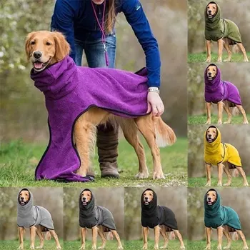 Europene Și Americane De Companie De Îmbrăcăminte Fleece Catifea Golden Retriever Câine Îmbrăcăminte Călduroasă Gros Animal De Casă Supplies