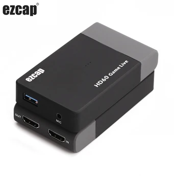 EZCAP 261M HDMI 1080P Joc de Telefon HD Video Capture Box Grabber Pentru XBOX, PS4 TV STB Medicale Înregistrare Microfon În Live Streaming On-line