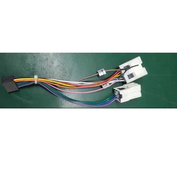 FEELDO Radio Auto Adaptor 16PIN Fasciculului de Cabluri Cu Camera din Spate de Sârmă Pentru Nissan T30 Audio Cablu de Alimentare Unitate Cap Ham