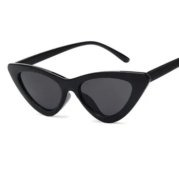 Femei de Moda Ochi de Pisică ochelari de Soare Brand de Lux de Designer la Modă Îngust Triunghiulară Pahare Mici de Epocă ochelari de Soare Doamnelor Oculos