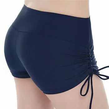 Femei de Rapid-uscat Respirabil Yoga pantaloni Scurți de Sport de Fitness Rulează pantaloni Scurti Casual de Vara de Înot pantaloni Scurți de Plajă cu Cordon