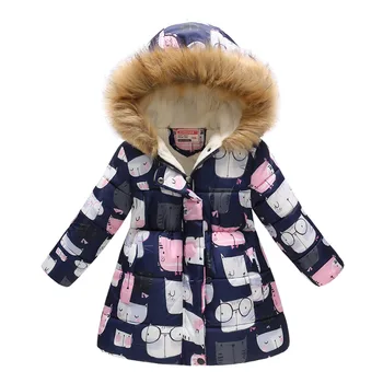 Fete Geaca de Iarna calduroasa Mult Stilul Copii Haine de Înaltă calitate Jacheta Pentru Fete Îngroșa Uza Haine pentru Copii Imbracaminte Copii