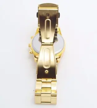 Fierbinte!! Aur pentru Bărbați de Afaceri, Ceasuri de mana Fashion &Casual sex Masculin Cuarț Ceas Barbati Brand de Lux din Oțel Ceasuri Relogio Masculino
