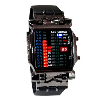 Fierbinte Binar Ceas cu LED Creative Crab Silicon LED Watch Student Individuale Fabrică de ceasuri en-Gros