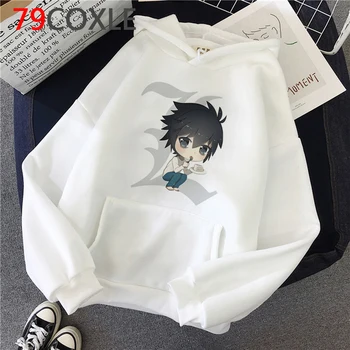 Fierbinte Japoneză Anime Death Note Hanorace Barbati Kawaii Cald Iarna Hoody Amuzant Desen Animat Grafic Streetwear Harajuku Jachete De Sex Masculin